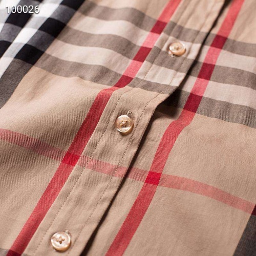 Replica Burberry Shirts Long Sleeved For Women #970453 $41.00 USD for Wholesale