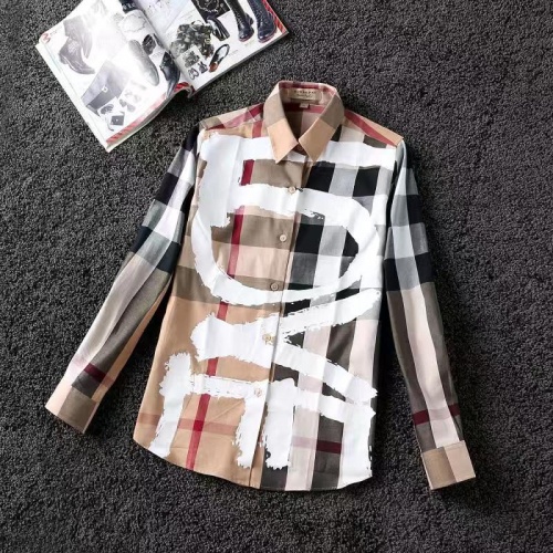 Burberry Shirts Long Sleeved For Women #970454
