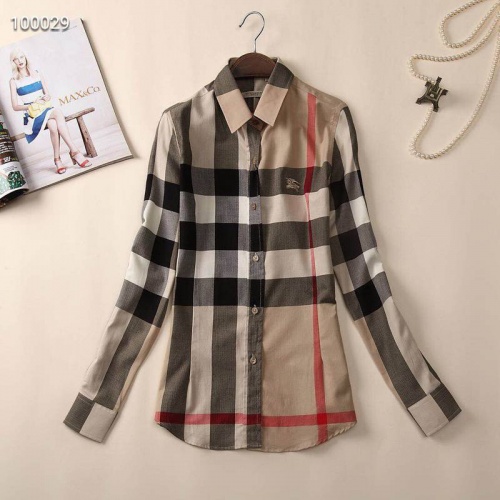 Burberry Shirts Long Sleeved For Women #970456