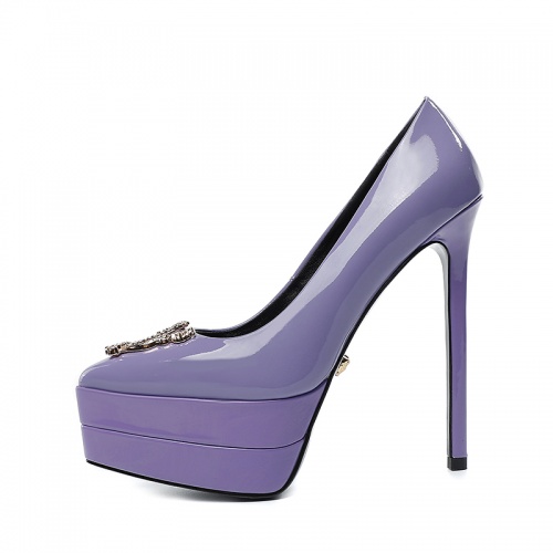 Replica Versace High-Heeled Shoes For Women #970572 $125.00 USD for Wholesale