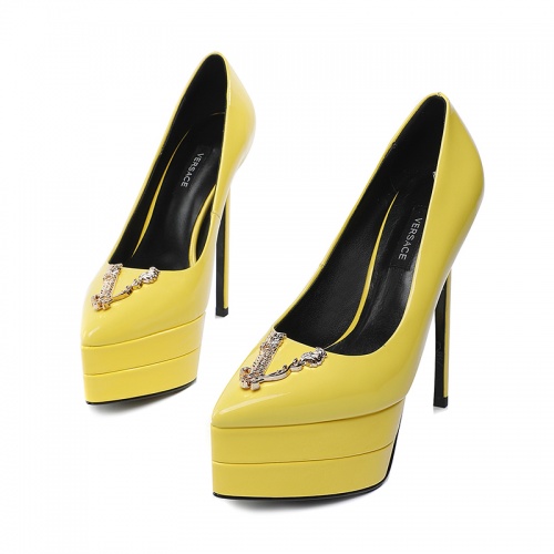 Versace High-Heeled Shoes For Women #970576