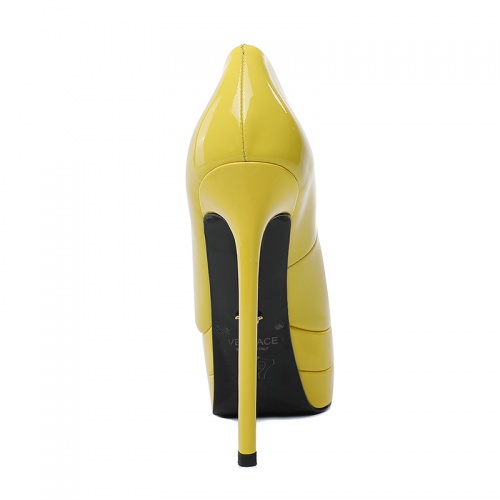 Replica Versace High-Heeled Shoes For Women #970576 $125.00 USD for Wholesale