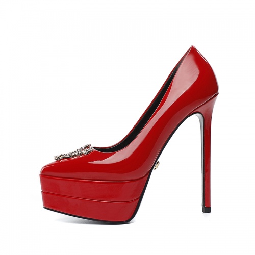 Replica Versace High-Heeled Shoes For Women #970578 $125.00 USD for Wholesale