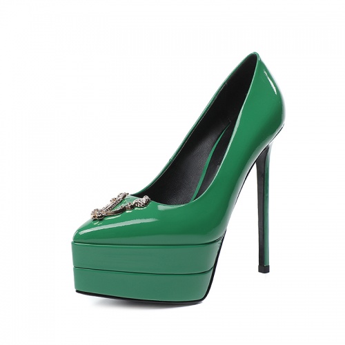 Replica Versace High-Heeled Shoes For Women #970581 $125.00 USD for Wholesale