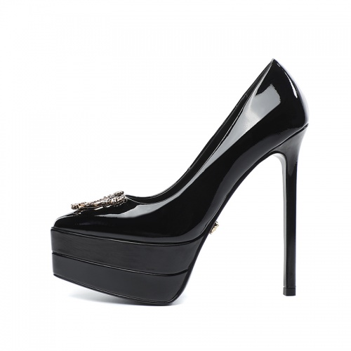 Replica Versace High-Heeled Shoes For Women #970583 $125.00 USD for Wholesale