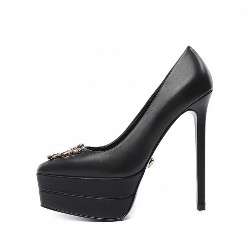 Replica Versace High-Heeled Shoes For Women #970584 $125.00 USD for Wholesale