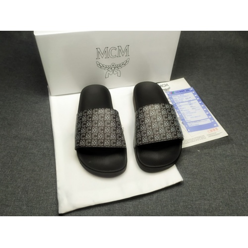 MCM Slippers For Women #970599 $39.00 USD, Wholesale Replica MCM Slippers