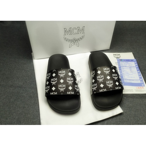 MCM Slippers For Women #970601 $39.00 USD, Wholesale Replica MCM Slippers