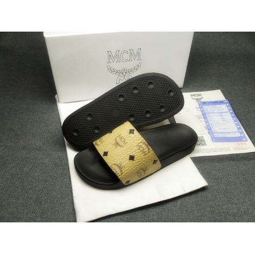 Replica MCM Slippers For Men #970613 $39.00 USD for Wholesale