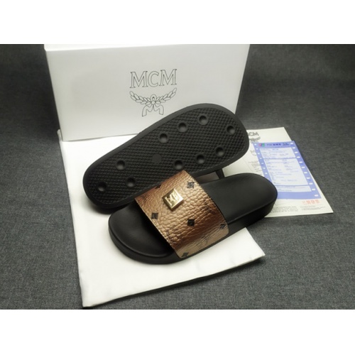 Replica MCM Slippers For Men #970626 $39.00 USD for Wholesale