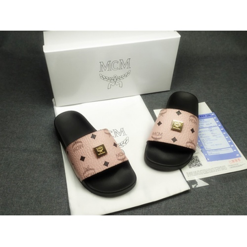 Replica MCM Slippers For Women #970632 $39.00 USD for Wholesale