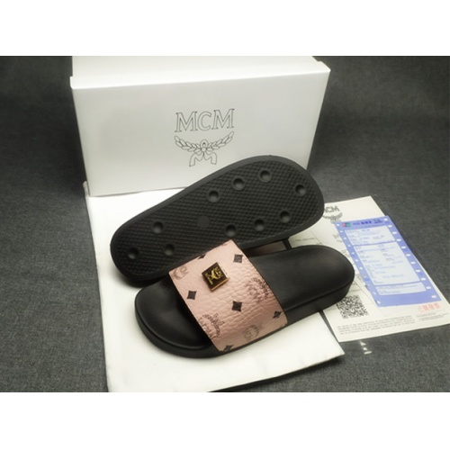Replica MCM Slippers For Women #970632 $39.00 USD for Wholesale