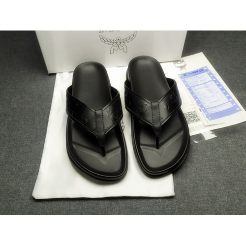 MCM Slippers For Men #970660 $42.00 USD, Wholesale Replica MCM Slippers