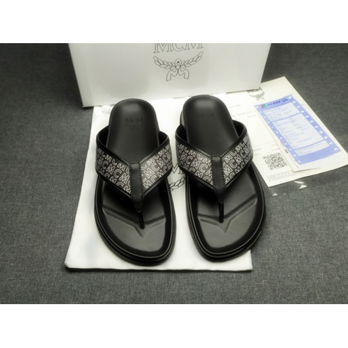 MCM Slippers For Men #970661 $42.00 USD, Wholesale Replica MCM Slippers