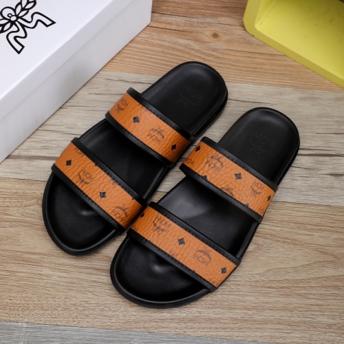 MCM Slippers For Men #970665 $42.00 USD, Wholesale Replica MCM Slippers
