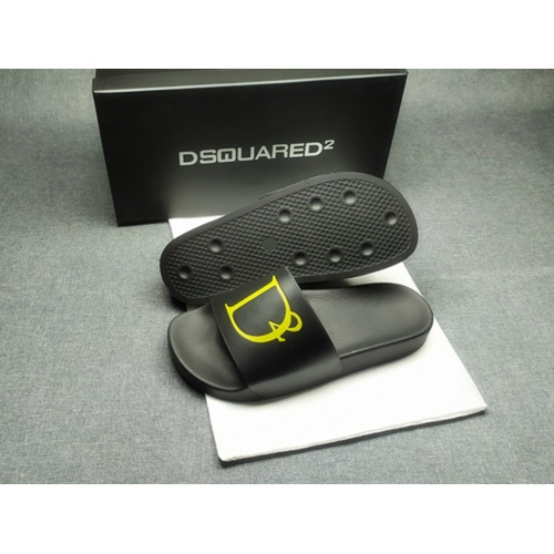 Replica Dsquared Slippers For Men #970747 $39.00 USD for Wholesale