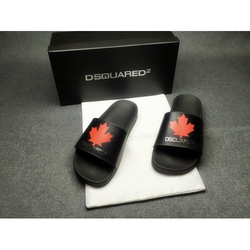 Replica Dsquared Slippers For Men #970749 $39.00 USD for Wholesale