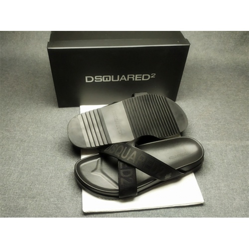 Replica Dsquared Slippers For Men #970752 $42.00 USD for Wholesale