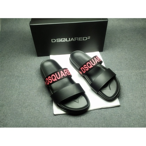 Replica Dsquared Slippers For Men #970753 $42.00 USD for Wholesale