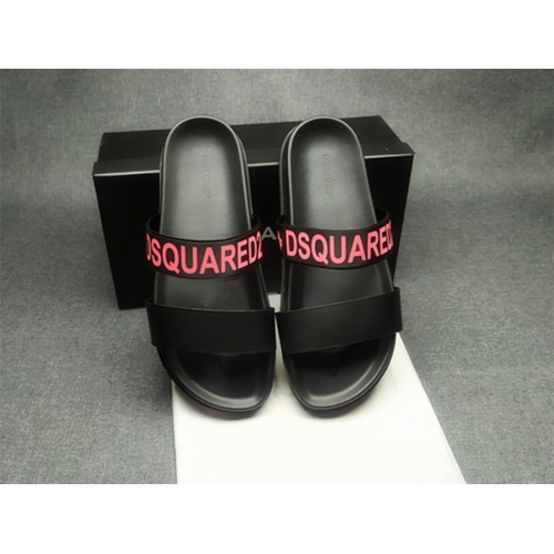 Replica Dsquared Slippers For Men #970753 $42.00 USD for Wholesale