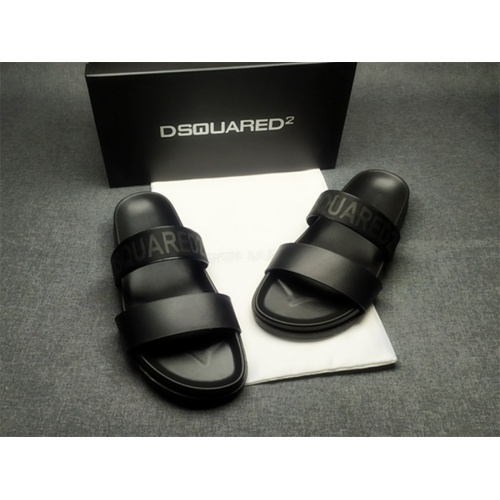 Replica Dsquared Slippers For Men #970754 $42.00 USD for Wholesale