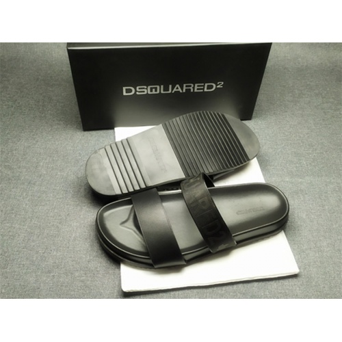 Replica Dsquared Slippers For Men #970754 $42.00 USD for Wholesale