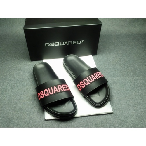Replica Dsquared Slippers For Men #970755 $42.00 USD for Wholesale