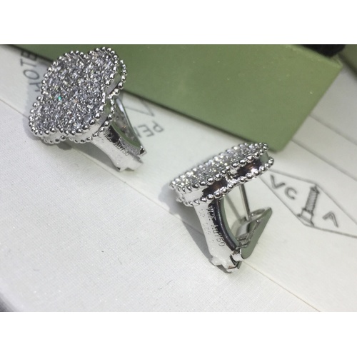 Replica Van Cleef & Arpels Earrings For Women #970812 $27.00 USD for Wholesale