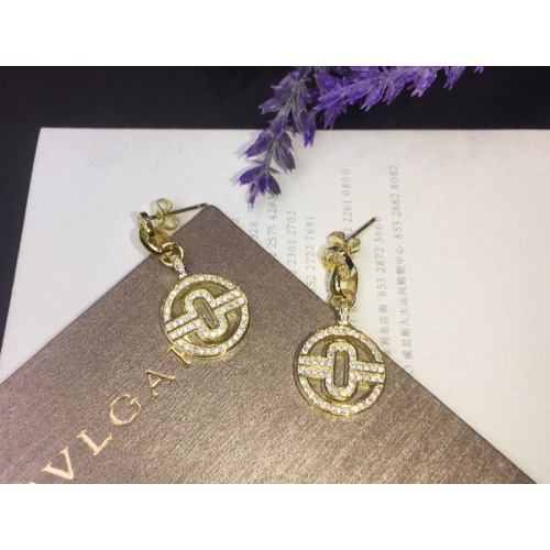Replica Bvlgari Earrings For Women #970824 $32.00 USD for Wholesale