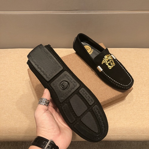 Replica Versace Leather Shoes For Men #971288 $68.00 USD for Wholesale