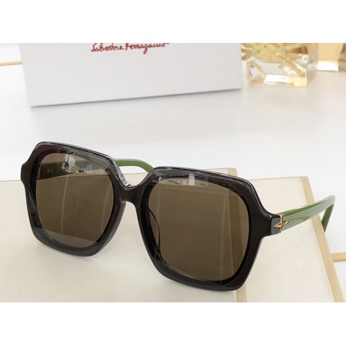 Salvatore Ferragamo AAA Quality Sunglasses #971417 $60.00 USD, Wholesale Replica Salvatore Ferragamo AAA Quality Sunglasses