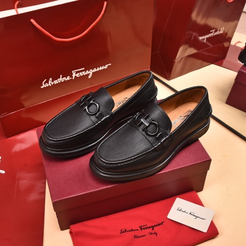 Ferragamo Salvatore FS Leather Shoes For Men #971488