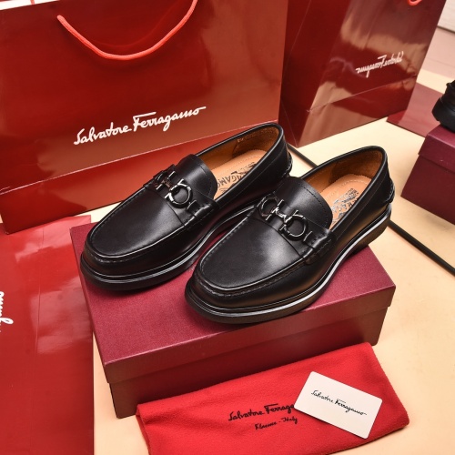 Ferragamo Salvatore FS Leather Shoes For Men #971499