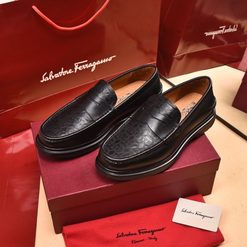 Ferragamo Salvatore FS Leather Shoes For Men #971506