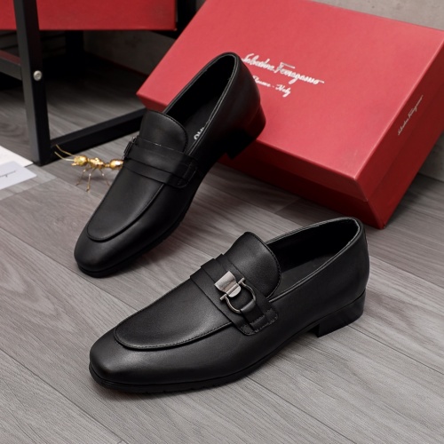 Ferragamo Salvatore FS Leather Shoes For Men #971511