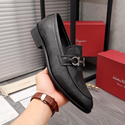 Replica Ferragamo Salvatore FS Leather Shoes For Men #971516 $76.00 USD for Wholesale