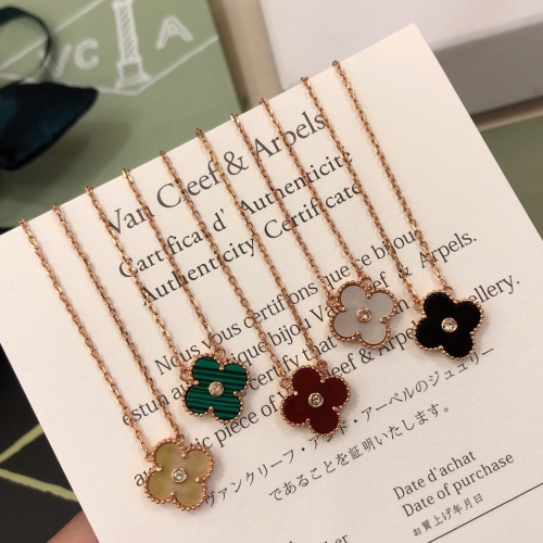 Replica Van Cleef & Arpels Necklaces For Women #971728 $27.00 USD for Wholesale