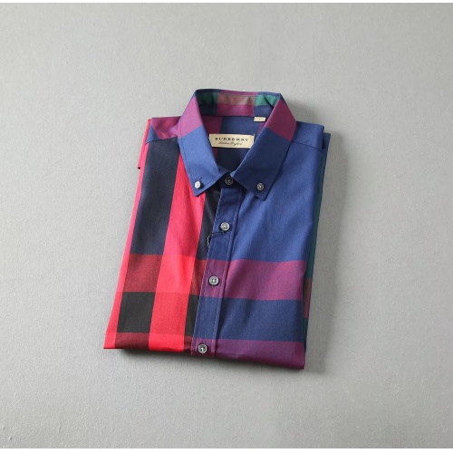 Replica Burberry Shirts Short Sleeved For Men #972095 $40.00 USD for Wholesale