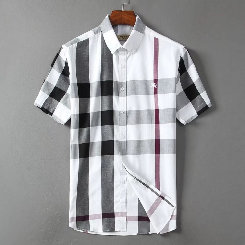 Burberry Shirts Short Sleeved For Men #972098 $40.00 USD, Wholesale Replica Burberry Shirts