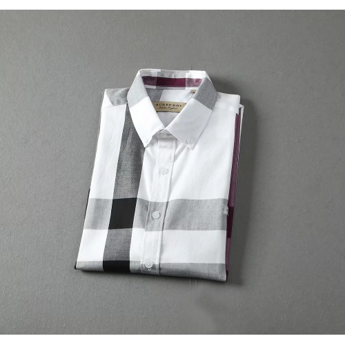 Replica Burberry Shirts Short Sleeved For Men #972098 $40.00 USD for Wholesale