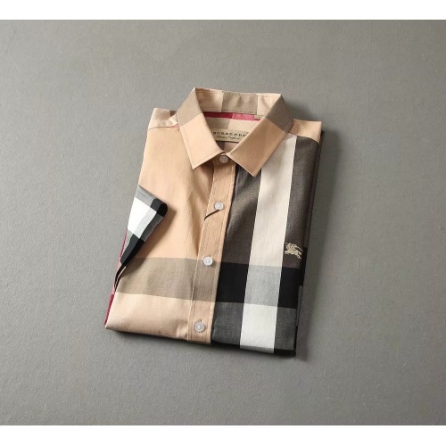 Replica Burberry Shirts Short Sleeved For Men #972101 $40.00 USD for Wholesale