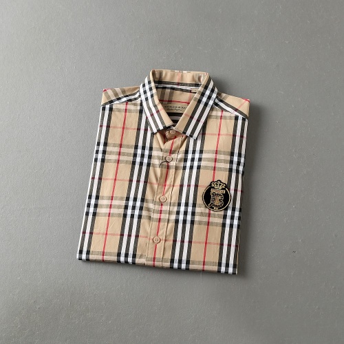 Replica Burberry Shirts Short Sleeved For Men #972167 $40.00 USD for Wholesale