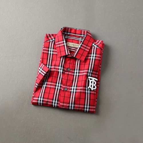 Replica Burberry Shirts Short Sleeved For Men #972171 $40.00 USD for Wholesale