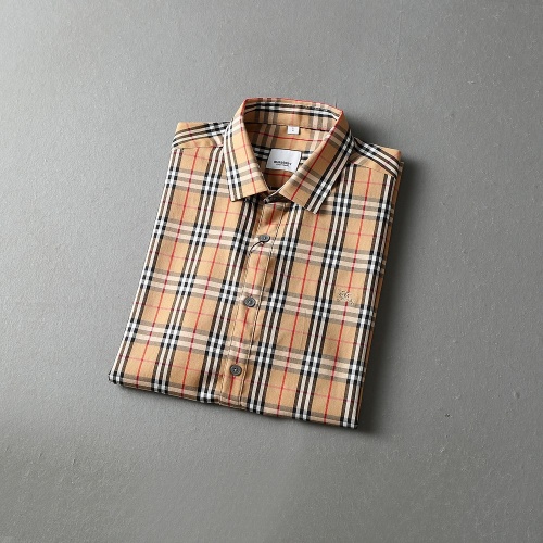 Replica Burberry Shirts Short Sleeved For Men #972183 $40.00 USD for Wholesale