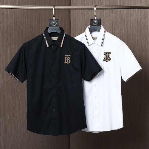 Replica Burberry Shirts Short Sleeved For Men #972187 $40.00 USD for Wholesale