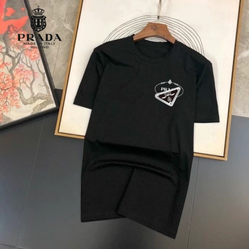 Prada T-Shirts Short Sleeved For Men #972350 $25.00 USD, Wholesale Replica Prada T-Shirts