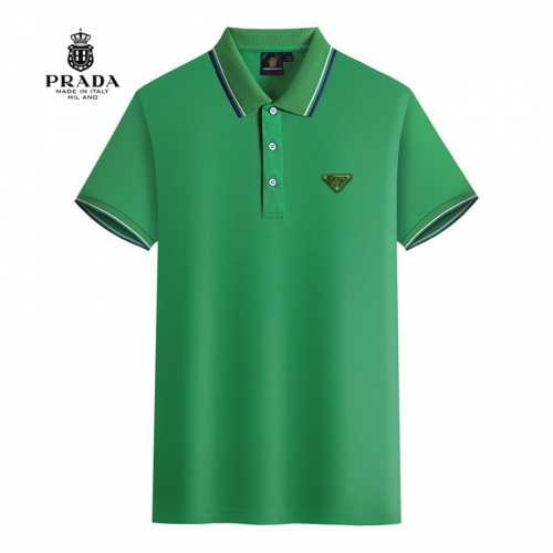 Prada T-Shirts Short Sleeved For Men #972441 $29.00 USD, Wholesale Replica Prada T-Shirts