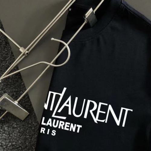 Replica Yves Saint Laurent YSL T-shirts Short Sleeved For Men #972522 $29.00 USD for Wholesale