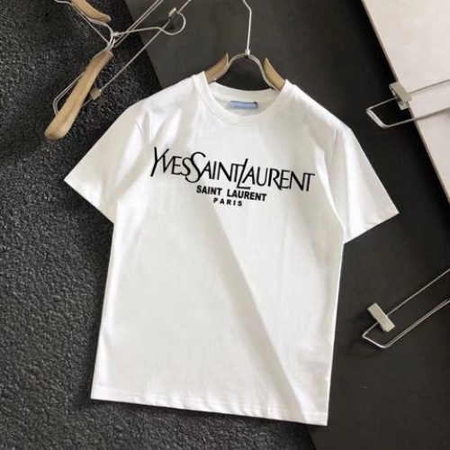 Yves Saint Laurent YSL T-shirts Short Sleeved For Men #972523 $29.00 USD, Wholesale Replica Yves Saint Laurent YSL T-shirts