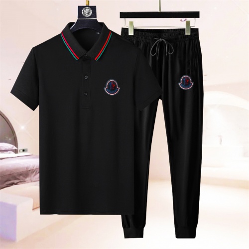 Moncler Tracksuits Short Sleeved For Men #972580 $76.00 USD, Wholesale Replica Moncler Tracksuits